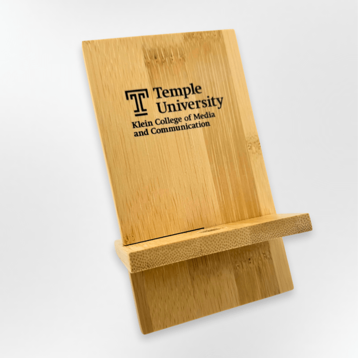 Bamboo Desktop Phone Stand